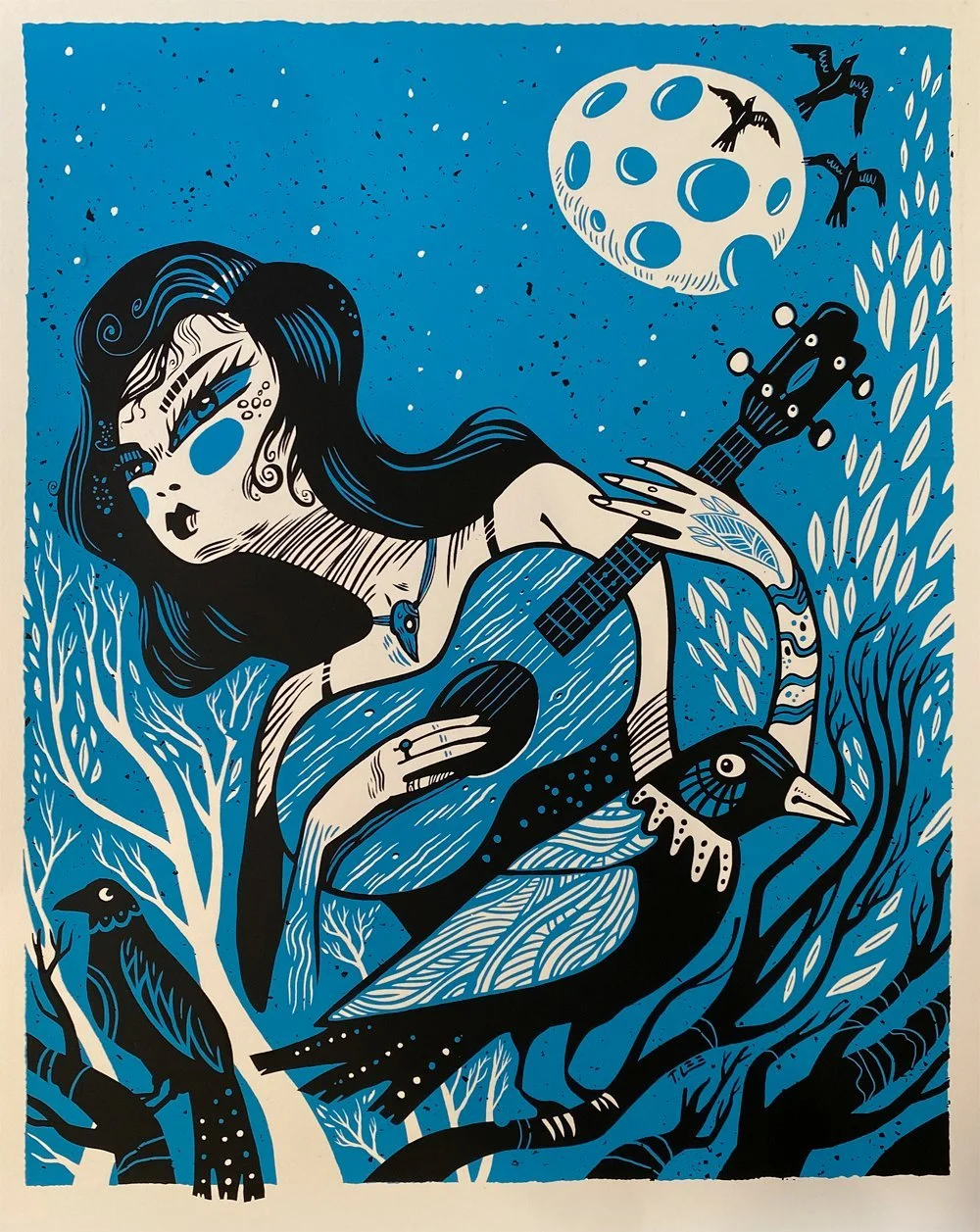 Moon Birds — Tim Lee - Rabbit Run Studios Prints and original art